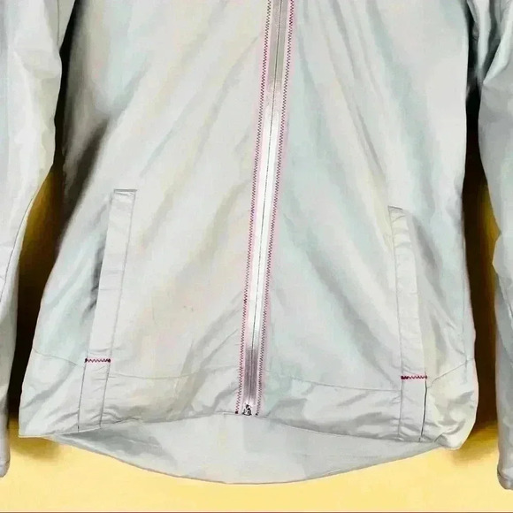 Under Armour Gray/Pink All Weather Water Resistant Windbreaker Jacket Size M - Picture 4 of 14